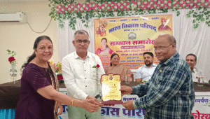 सम्मानित किए गए महापौर, आयुक्त और स्वच्छता कर्मी,भारत विकास परिषद ने सराहा नगर निगम कोरबा को 6 vlcsnap 2025 08 20 12h49m28s699