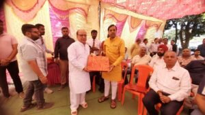 मुक्तिधाम में विराजे भगवान आशुतोष , श्रम और वाणिज्य मंत्री लखन लाल देवांगन ने भी किए दर्शन ,जेसीज कोरबा द्वारा किए जा रहे प्रयास की की गई सराहना , देखिए वीडियो 4 IMG 20260215 WA0150