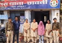 देह व्यापार में कार्यवाही ,आरोपी गिरफ्तार