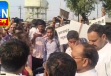 खटिया खड़ी कार्यक्रम निपटा गए अमित जोगी , आंदोलन से संतुष्ट नजर आए छोटे जोगी