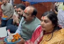 डीसीएम ने मां महामाया के सामने झुकाया शीश. अरुण साव ने कहा कि हम फिर जीत रहे हैं असम, देखिए वीडियो