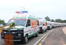छत्तीसगढ़ में 370 नई एम्बुलेंस लॉन्च, अब 108 पर कॉल करते ही शहर में 15 और गांव में 30 मिनट में पहुंचेगी मदद
