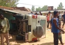 सड़क दुर्घटना में एसडीएम घायल ,बाइक बचाने के चक्कर में एसडीएम का वाहन दुर्घटनाग्रस्त