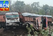 कोरबा-कटघोरा-अंबिकापुर एनएच-130 पर भीषण सड़क हादसा, तीन ट्रेलर और एक कार में हुई आपस में भिडंत पांच घायल हादसे के बाद मचा हड़कप