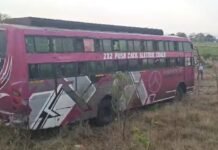 तेज रफ्तार बस ने ट्रक को मारी टक्कर, 15 से ज्यादा यात्री घायल, कई की हालत गंभीर