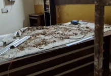 बेमेतरा SDM कार्यालय में बड़ा हादसा टला, चेंबर की फॉल सीलिंग भरभराकर गिरी