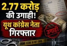 व्यापारी को फंसाकर 2.77 करोड़ की उगाही का आरोप, यूथ कांग्रेस पदाधिकारी समेत दो गिरफ्तार