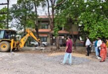 सेजबहार फेस-1 कॉलोनी की भूमि से गृह निर्माण एवं अधोसंरचना विकास मंडल ने हटाया अतिक्रमण