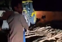 विधायक ने रेत तस्करी करने वालों को रंगे हाथ पकड़ा, पुलिस को बुलाकर जेसीबी पोकलैंड टिप्पर और ट्रैक्टर को कराया जप्त