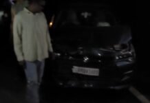 हिट एंड रन का मामला *लापरवाह कार चालक युवक ने डॉ शक्ति डिक्सेना के कार को सामने से मारी जोरदार टक्कर, डॉ हुए घायल फ्रैक्चर हुई पसली की दो हड्डी और अंगुठा