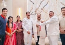 भाजपा जिलाध्यक्ष गोपाल मोदी के निवास पहुंचे उपमुख्यमंत्री अरुण साव, वरिष्ठ नेताओं संग विचार-विमर्श