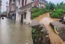 मूसलाधार बारिश से जनजीवन प्रभावित : रायगढ़ में जलभराव, जशपुर में तेज बहाव से बिगड़े हालात