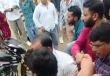 मोबाइल पर बात करते समय 11 केवी लाइन की चपेट में युवक की मौत, देखिये वीडियो