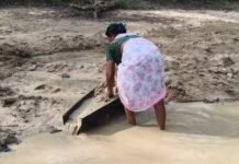 नदी से निकल रहा है सोना, रेत में मिलते हैं सोने के महीन कण, देखिये वीडियो