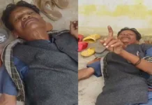 नशे में टल्ली हुए हेड मास्टर साहब : स्कूल परिसर में ही करने लगे लोटम लोट, वीडियो बनाने वालों को कैसे धमकाया, देखिए