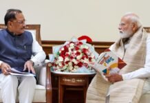 प्रधानमंत्री श्री नरेंद्र मोदी से मुख्यमंत्री श्री विष्णु देव साय ने की भेंट, छत्तीसगढ़ के विकास और ‘बस्तर विजन’ पर हुई विस्तृत चर्चा