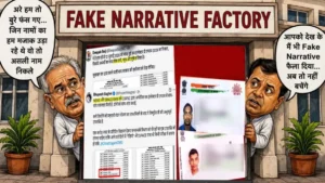 BJP releases cartoon poster on CGPSC controversy 1786098393