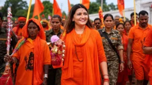 MLA Bhavana Bohra leads the Kanwar Yatra from Amarkantak to Bhoramdev 1786343251