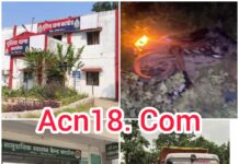 सड़क किनारे खड़ी ट्रेलर में घुसी तेज रफ्तार बाइक,21 वर्षीय युवक की मौत