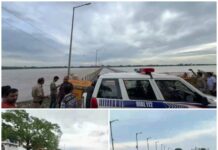 महानदी में बढ़ा जलस्तर, शबरी सेतु पर चढ़ा पानी,पुल पर आवागमन बंद, प्रशासन ने जारी की सतर्कता की अपील. Video