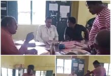 स्कूल में शिक्षक की कथित दबंगई का वीडियो वायरल, प्राचार्य से विवाद और धमकी के आरोप, शिक्षा विभाग से शिकायत. Video