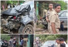 दंतेवाड़ा में भीषण सड़क हादसा, सहायक सचिव की मौके पर मौत, वेन्यू कार और बुलेट की जोरदार भिड़ंत, दूसरा सहायक सचिव गंभीर घायल