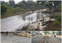 सक्ती की सड़कों पर गड्ढों का जाल, जलभराव से बढ़ी मुसीबत,33 किमी मार्ग बदहाल, शिकायत के बाद भी कार्रवाई का इंतजार. Video