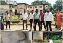 शव विच्छेदन केंद्र के पास निकला 5 फीट का कोबरा,पानी में छिपे काले नाग से मचा हड़कंप,जितेंद्र सारथी ने किया सुरक्षित रेस्क्यू