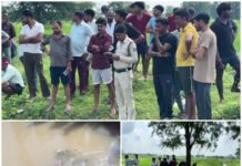 नहर माइनर में मिली अज्ञात व्यक्ति की लाश, पुलिस जांच में जुटी