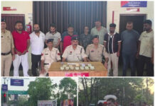 बनारी में जुए के अड्डे पर कोतवाली पुलिस का ताबड़तोड़ धावा, 9 जुआरी गिरफ्तार, ₹4.28 लाख कैश जब्त; आरोपियों का निकाला जुलूस. Video