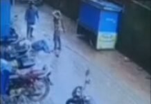 बिलासपुर में सनकी बदमाश का युवक पर जानलेवा हमला, सिर पर डंडे से किया वार, CCTV वीडियो आया सामने