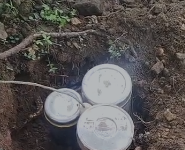 माओवादियों के डंप से 9 एमएम पिस्टल और 30 किलो विस्फोटक बरामद, 10 किलो टिफिन IED मौके पर नष्ट