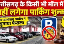 छत्तीसगढ़ में अब किसी भी मॉल में नहीं लगेगा पार्किंग शुल्क, राज्य उपभोक्ता आयोग का बड़ा फैसला, अधिवक्ता अंजिनेश अंजय शुक्ला की लड़ाई लाई रंग