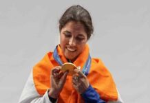 10 दिन पहले अस्पताल में थी, आज जीता गोल्ड:नीरू एशियाड में ट्रैप शूटिंग जीतने वाली पहली भारतीय महिला, भारत अब भी टॉप-10 में नहीं