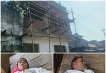 चांपा में 11 केवी लाइन की चपेट में आए पति-पत्नी, पति की मौत, पत्नी की हालत नाजुक; निर्माण स्थल की सुरक्षा पर उठे सवाल