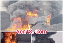 दीपका खदान में 2 करोड़ के डंपर में लगी. भीषण आग, शॉर्ट सर्किट से धधका वाहन, चालक ने कूदकर बचाई जान. Video