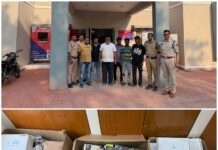 निर्माणाधीन मकान में चोरी का खुलासा, 6 आरोपी गिरफ्तार,कोतवाली पुलिस ने बरामद किया 3 लाख का इलेक्ट्रॉनिक-प्लंबिंग सामान