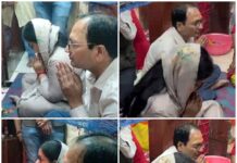 बिलासपुर कलेक्टर संजय अग्रवाल ने सहपरिवार मां महामाया के दरबार में टेका मत्था,मां महामाया और बाबा भैरव के दरबार में की पूजा-अर्चना, लिया आशीर्वाद. Video