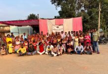 कृष्ण पालनहार जन सेवा समिति द्वारा वनांचल ग्राम गढ़ उपरोरा में 151 कन्याओं का कन्या भोज, उपहार भेंट कर दिया शिक्षा एवं संस्कार का संदेश