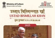 छत्तीसगढ़ की कला प्रतिभाओं ने राष्ट्रीय मंच पर लहराया परचम, केंद्रीय मंत्री गजेन्द्र सिंह शेखावत ने जशपुर के डॉ. आनन्द पाण्डेय और सारंगढ़ के घनश्याम साहू को किया सम्मानित