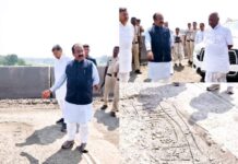 सरगुजा दौरे पर निकले डिप्टी CM साव का औचक निरीक्षण, महानदी पुल पर सड़क की बदहाली देख अधिकारियों की लगाई क्लास