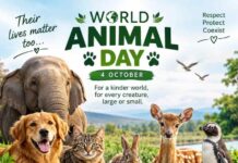 WORLD ANIMAL DAY : बेजुबानों की सुरक्षा और सम्मान का संदेश, जानवरों के प्रति संवेदनशील बनने की अपील