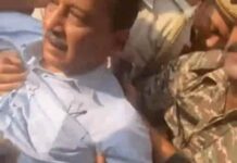 जंतर-मंतर जाने के दौरान ममता-केजरीवाल हिरासत में लिए गए:प्रदर्शनकारियों ने बैरिकेडिंग तोड़ी; पुलिस ने 1,000 लोगों को पकड़ा, युवक का सिर फटा